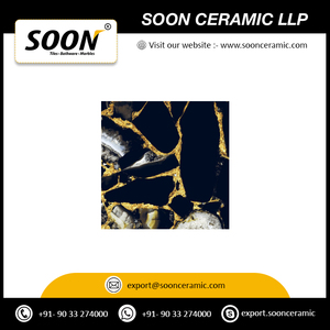 Indian Supplier of Boulder Corn Tiles Porcelain 600x600MM Glazed Vitrified Tiles for <b>Wall</b> and Floor Interior - Product Image 5