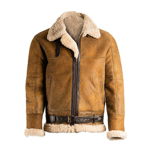 New Design Comfortable Best Selling <b>Men's</b> Fashion Leather <b>Jacket</b> <b>Fur</b> Leather <b>Jacket</b> for Winter Winter <b>Jacket</b> For <b>Men</b> - Product Image 1