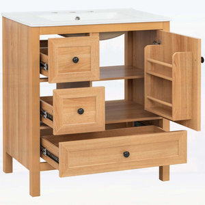 Height Adjustable U-Shaped Executive <b>Standing</b> <b>Desk</b> 112" Engineered Wood <b>DESK</b>-0107 - Product Image 4