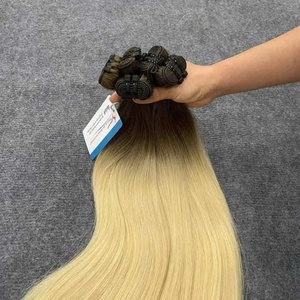 มัดผมคนเวียดนามมัดผมแท้สีธรรมชาติคุณภาพสูงเป็นสองเท่า - Product Image 1