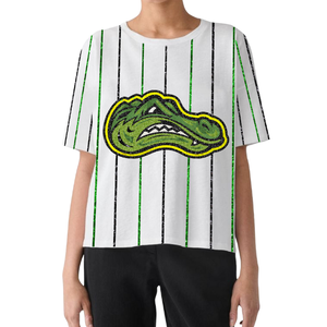 2025 Custom Personalized Breathable <b>Sequin</b> Vertical Stripes Game Day Casual <b>T</b>-<b>Shirts</b> for Women High Quality Latest New <b>T</b>-<b>Shirts</b> - Product Image 2