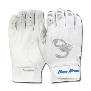 Gants de frappe de baseball en cuir de chèvre personnalisés à étiquette privée, vente en gros, doux, antidérapants, anti-chocs, gants de frappe de softball - Product Image 6