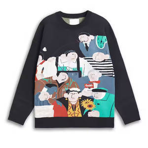 สเวตเชิ้ตวินเทจสำหรับผู้ชายสเวตเชิ้ตวินเทจแบบทนทานเสื้อสเวตเชิ้ตแบบธรรมดาระบายอากาศได้ดี - Product Image 1