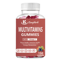 Complément alimentaire multivitaminé en gommes à mâcher, marque privée OEM/ODM, pour soutenir la santé immunitaire, gommes multivitaminées pour adultes
