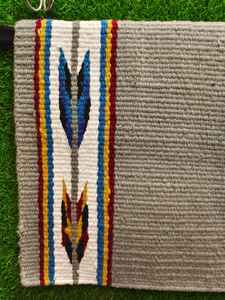 แผ่นรองอานม้าขนสัตว์ทำมือจากนิวซีแลนด์ ดีไซน์เป็นมิตรกับสิ่งแวดล้อม พร้อมซับในขนแกะ สำหรับม้าแสดงแบบตะวันตก ขนาดปรับแต่งได้ - Product Image 4