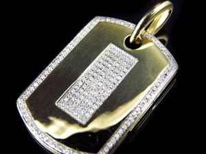 Style Hip Hop Personnalisé S925 Argent Rectangle Forme Moissanite Diamant Glacé Personnalisé Pendentif Bijoux Pour Hommes - Product Image 3