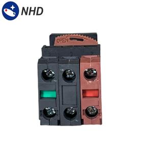 Bouton poussoir double tête NPB22-D rouge et vert - Product Image 4