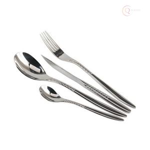 Ensemble de couverts de luxe en acier inoxydable pour table à manger |   Collection élégante de cuillères, fourchettes et couteaux, écologique, moderne, pour les fêtes - Product Image 5