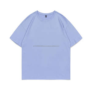 T-shirt décontracté à col rond 100% coton pour homme, 200 grammes, style tendance - Product Image 1