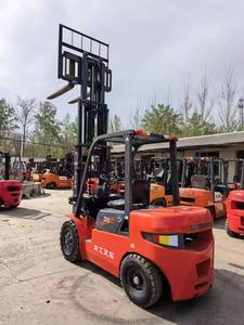 Mini carretilla elevadora usada 3.8Ton chino <span class=keywords><strong>LongGong</strong></span> 38 estante de tres puertas 6m elevación buena calidad sólido 4 ruedas carretilla elevadora - Product Image 4