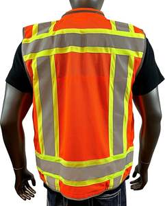 Ropa de seguridad para la construcción Chaleco de alta visibilidad Chaqueta de alta visibilidad Chaleco DE SEGURIDAD reflectante azul Malla con logotipo personalizado - Product Image 6