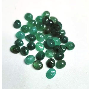 700 pièces d'émeraude zambienne naturelle 3 4 5mm ronde 4x3mm 5x4mm 7x5mm cabochon de poire ovale 256 cts lot Iroc vente qualité US $144 - Product Image 3