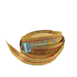 Venta directa de fábrica Trenzas de lingotes franceses Venta al por mayor Mylar Trenza de encaje de oro ceremonial de alta calidad - Product Image 1