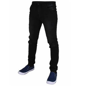 กางเกงยีนส์ผู้ชายคุณภาพสูง น้ำหนักเบา สีพื้น สวมใส่สบาย เอวกลาง ทรงตรง ผ้าฝ้าย 100% ระบายอากาศได้ดี ราคาถูก - Product Image 3