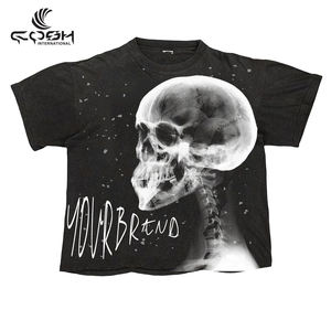 T-shirt pour homme sérigraphie vierge DTF DTG impression bouffante broderie chenille à prix abordable pour votre marque - Product Image 5