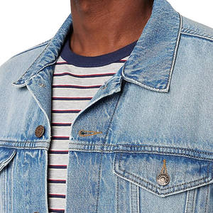 Best-seller Veste en jean qualité supérieure pour homme Vente en ligne confortable et chaude à col montant pour l'hiver - Product Image 4