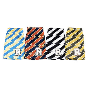 กางเกงขาสั้นตาข่ายสไตล์ไฮสตรีทพร้อมแผ่นผ้ากำมะหยี่สำหรับใส่5in กางเกงเอวขนาดกลางพิมพ์ลายด้วยการระเหิดหลากสี - Product Image 1