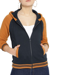 Sweats à capuche de course de Sport d'hiver pour femmes mode Anti-rétrécissement Anti-boulochage tissu tricoté brodé imprimé uni teint Logo avant - Product Image 1
