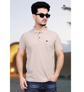 T-shirt polyvalent à col Matty et demi-manches pour homme, habillage de jour comme de nuit - Product Image 1