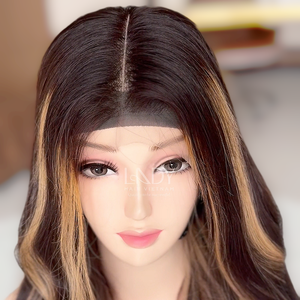 Bonne Qualité Cheveux Humains Vietnamiens Ondulés Couleur Perruques Vrais Cheveux Humains Pour Les Femmes Noires - Product Image 5