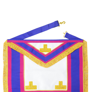 El precio más barato Mejor material Masonic Regalia Delantal de cuero Marca personalizada Provincial Vestido completo Delantal - Product Image 5