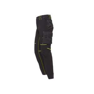 Pantalones de trabajo de carbono negro del mundo de la tela de la U-4 - Product Image 4