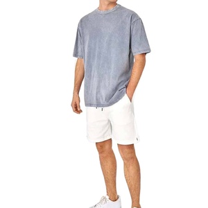 T-shirt délavé style vintage pour homme, tee-shirt décontracté en coton pour femme, coupe oversize, délavé, MADE BY HS 2026 - Product Image 3