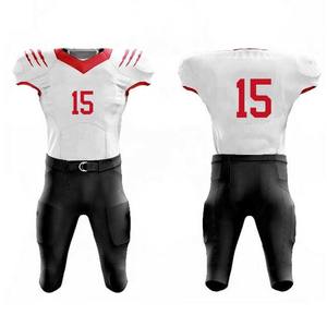 Uniforme de fútbol americano personalizado con diseño transpirable disponible en diferentes colores con impresión de logotipo - Product Image 4