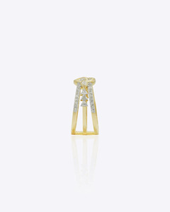 Fashion Fine Jewelry 9K Gold Diamond Polki <b>Ring</b> for Women Vintage Style Bridal Wedding Engagement Statement <b>Finger</b> <b>Ring</b> - Product Image 4