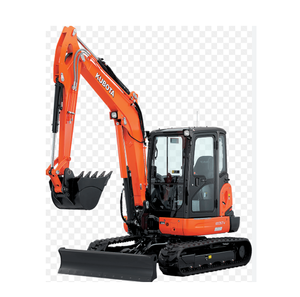 Mini-excavatrice sur chenilles Kubota KX057 4 de 5,5 tonnes, classée parmi les meilleures, pour projets de construction lourde - Product Image 2