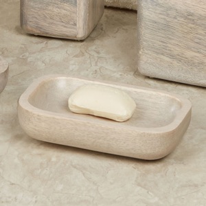 Elegant Design Wooden Bathroom Soap Holder Sets for Decoration Luxury Bathroom Set for Home or Hotel Use - Product Image 1