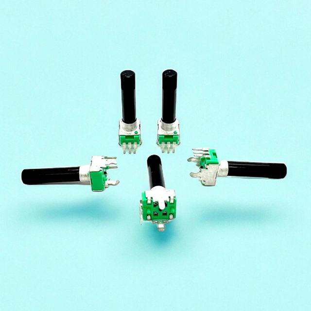 Favor Union Hot Sale 9mm Rotary B100K Linear Potentiometer with Insulated Shaft