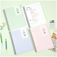 Carnet à couverture rigide antimicrobien en papier B5 de fabrication coréenne, imprimé CMJN, format Cornell, 70 pages, pour étudiants, écoles, académies, personnalisable OEM