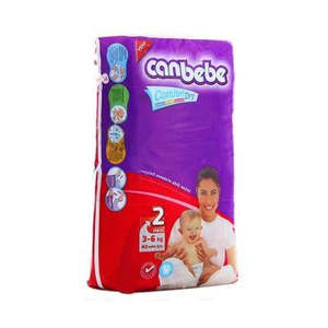 แคนเบเบ้ คอมฟอร์ท ดราย มินิ หมายเลข 2, 3-6 กก., 40 แพ็ค - Product Image 2