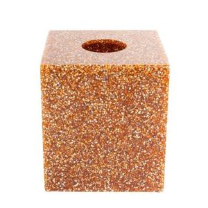 Elegant Resin Tissue Holder with Floral Carvings for Decorative Appeal in Living Spaces at Very Affordable Price - Product Image 2