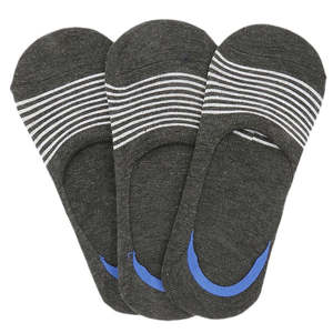 Men's Ankle Socks Pack Of 3 - Dark Grey - Product Image 1