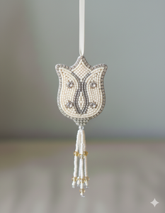 Carillon à vent en perles de cristal œil de protection contre le mauvais œil fait à la main, porte-bonheur, porte-clés pour sacs, voitures, cadeaux, décoration de la maison, Feng Shui - Product Image 1