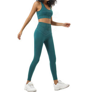 ชุดโยคะ MOQ ต่ำขนาดใหญ่พิเศษสำหรับผู้หญิงสวมใส่สบายสวมใส่ง่ายมีในสต็อก - Product Image 6