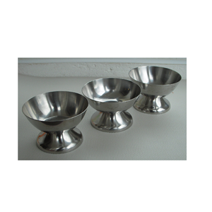 Gobelets en acier inoxydable salade Fruits crème glacée dessert tasse conception simple pièce à vendre produit échantillon gratuit - Product Image 6