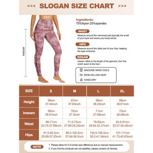 Haute qualité taille formateur Fitness Yoga pantalon bout à bout façonnage ventre contrôle longue cravate teinture impression Leggings techniques sans couture - Product Image 2