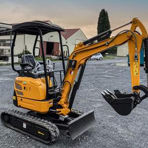 Excavadoras Hidráulicas Compactas HT10 en Stock, Motor Koop, Trituradora de Tocones de 1 Tonelada, Micro Mini Excavadoras para Jardín en Oferta - Product Image 1