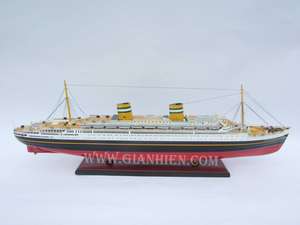 Gia Nhien Fabricant Design personnalisé SS NIEUW AMSTERDAM Bateau de croisière MODÈLE EN BOIS artisanat en bois MODÈLE DE BATEAU - Product Image 3