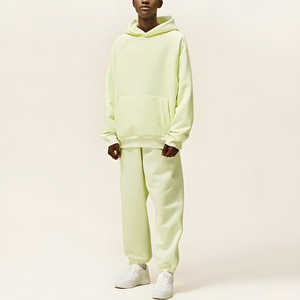 Survêtement d'hiver personnalisé pour hommes avec rayures couleur unie et impression de lettres coupe ajustée vêtements de sport jogging en coton longueur au genou - Product Image 6