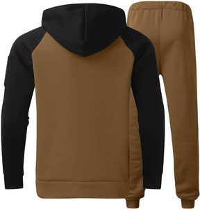 Nuevo estilo de lujo Unisex Heavyweight Jogging chándal conjunto de algodón orgánico con capucha chándal hecho a medida Joggers conjuntos para hombres - Product Image 2