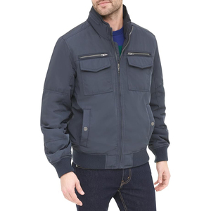 <b>Men</b> <b>Jacket</b> <b>Flight</b> Pilot Sportswear Winter Warm Soft Shell Zipper up Outdoor <b>Flight</b> Custom Stand Collar Bomber <b>Men</b> <b>Jacket</b> - Product Image 3