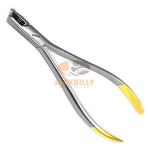 Pince dentaire orthodontique de haute qualité TC mince affleurant coupeur d'extrémité distale Ligature outil de coupe-fil en acier inoxydable certifié CE - Product Image 1