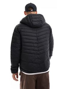 Men's Winter Work Wear Puffer <b>Jacket</b> Custom Logo <b>Waterproof</b> and Windproof with Stand Collar Quilted <b>Padded</b> Hooded Design - Product Image 2
