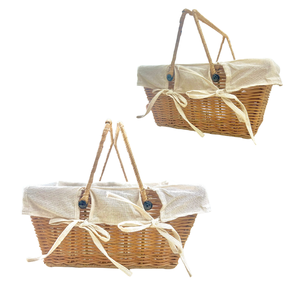 Paniers en rotin multifonctionnels super chauds pour la décoration intérieure et les cadeaux, expédition rapide dans tout le pays - Product Image 1