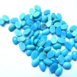 3mm 4mm 5mm naturel Sleeping Beauty Turquoise lisse ovale calibré Cabochon pierre précieuse libre au prix de gros fournisseur en ligne - Product Image 1