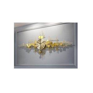 Brass <b>Wall</b> Watch <b>Clock</b> Metal Large Metal Modern Decorative <b>Digital</b> Luxury Home Decor <b>Wall</b> <b>Clock</b> Design Decoration Gift - Product Image 5